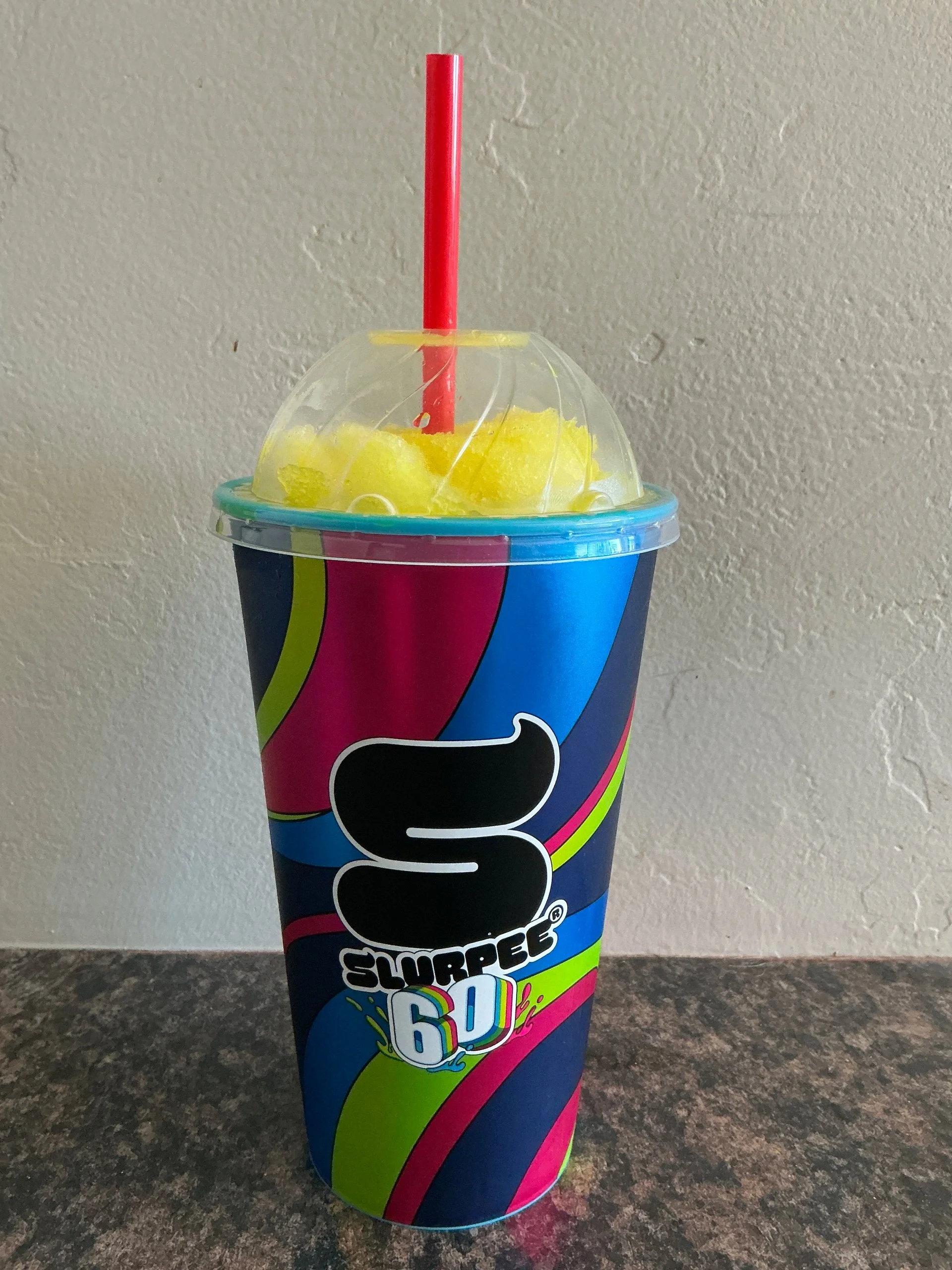 Banana flavored slurpee.