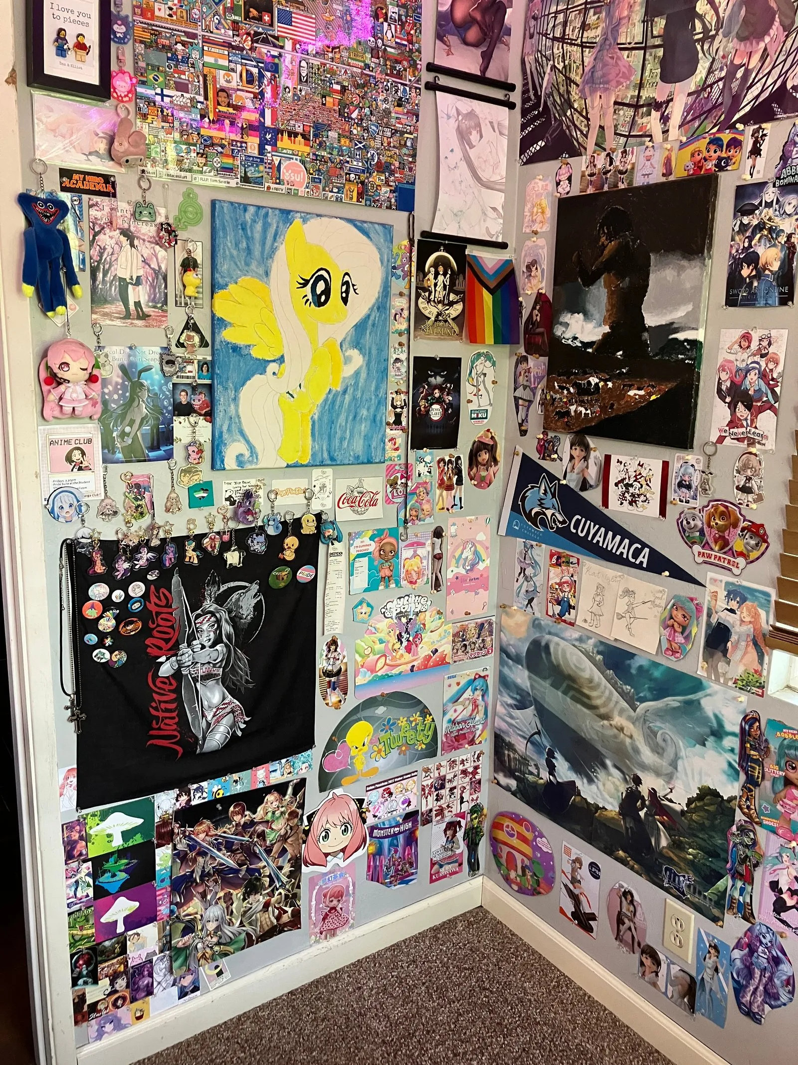 My newly decorated corner after a full room deep clean.