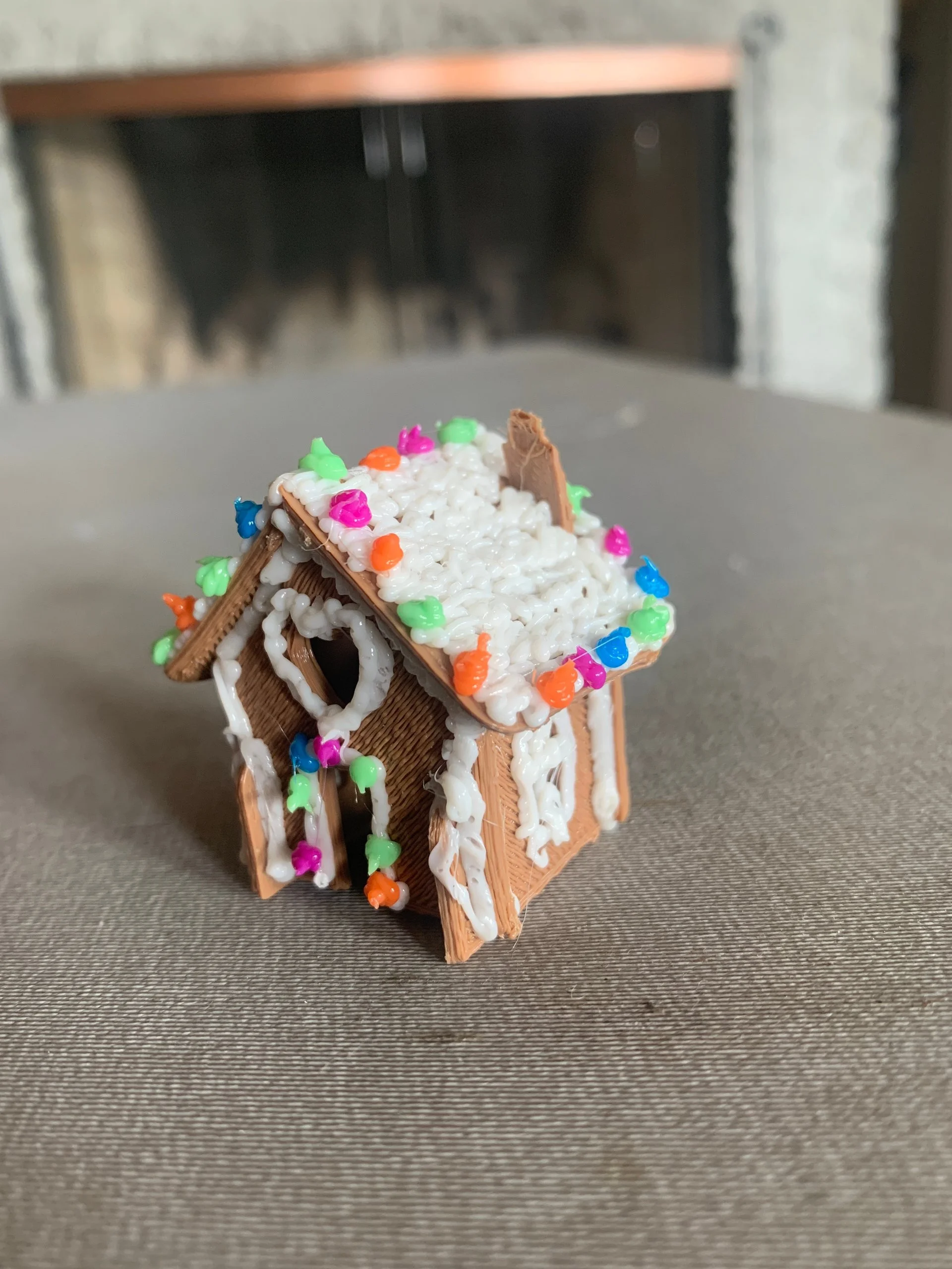 Gingerbread house ornament