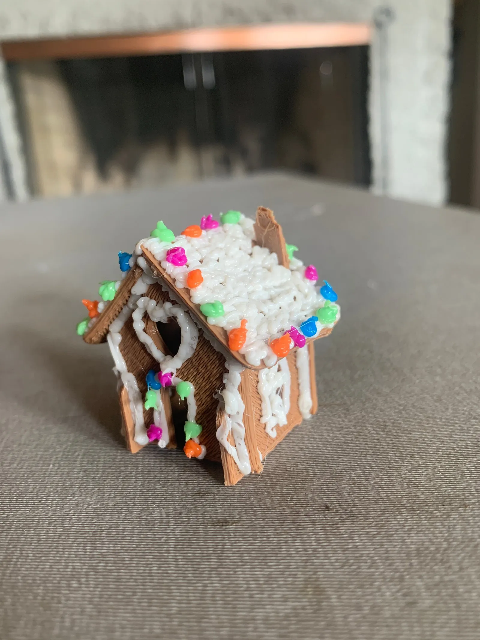 Gingerbread house ornament