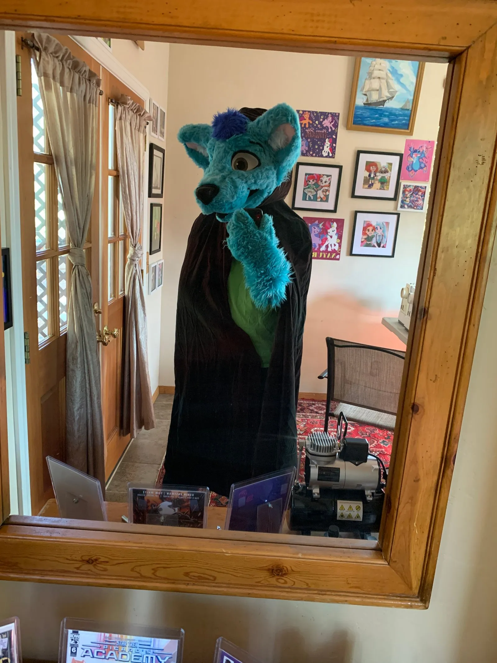 My handmade Halloween cloak for my D&D one-shot campaign
