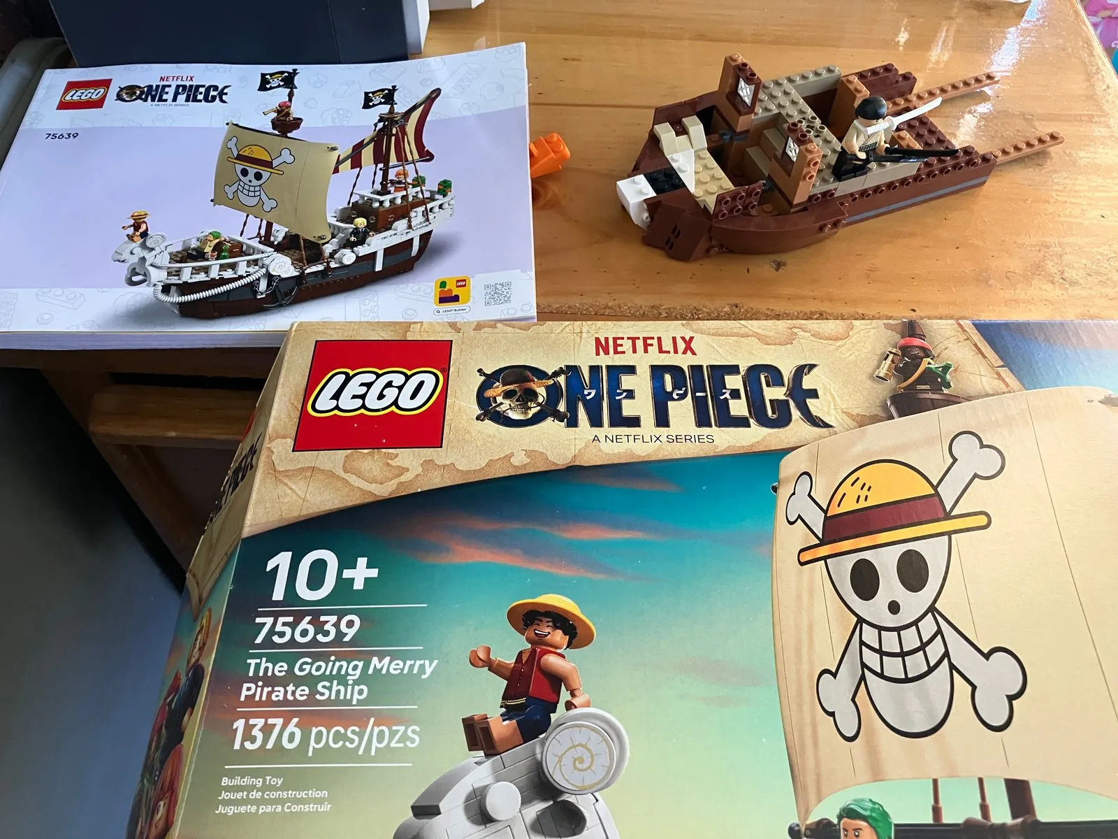 LEGO Going Merry, a ship from the anime One Piece.