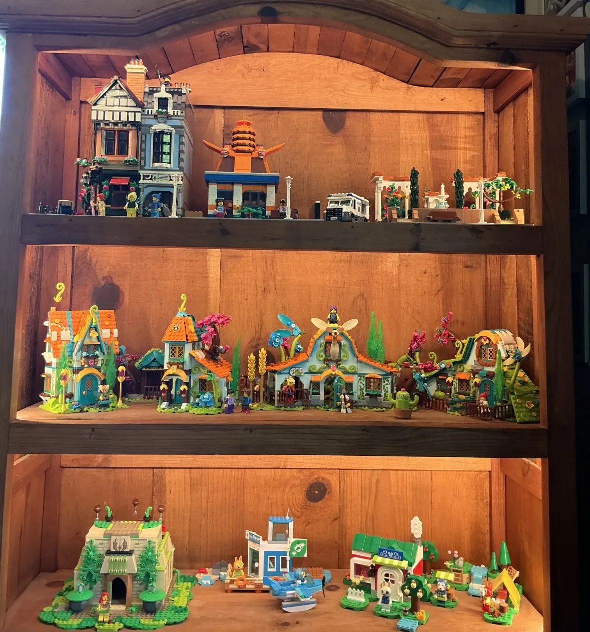 My Lego Display, lit by high CRI LED lights