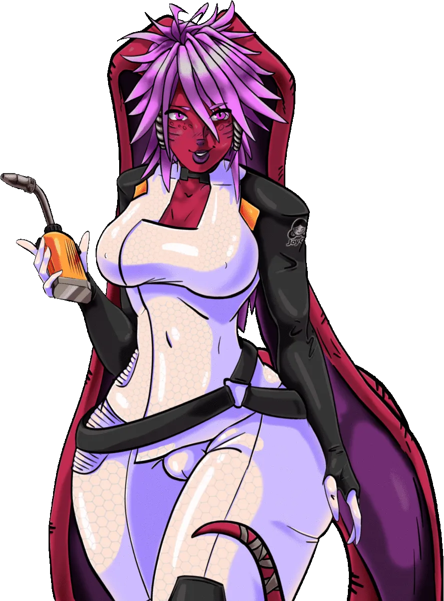 Shekka (clothed), art by Morgore