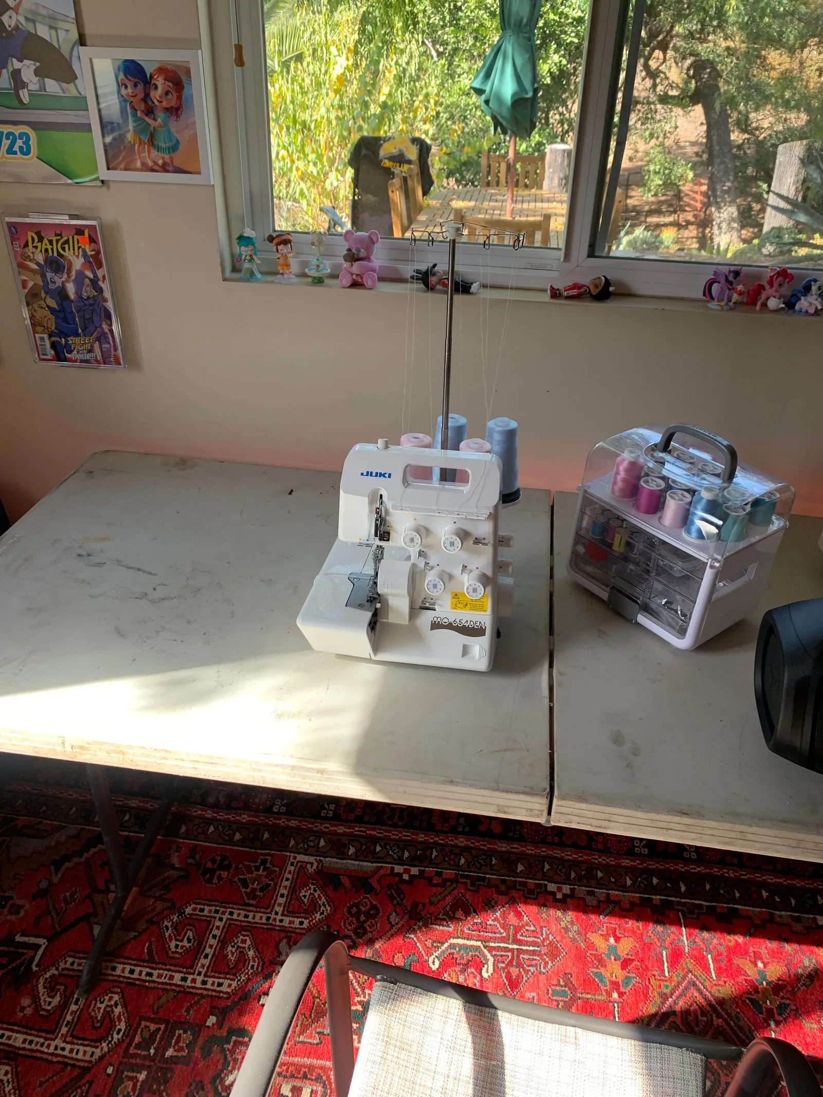 My new overlock machine for faster sewing projects