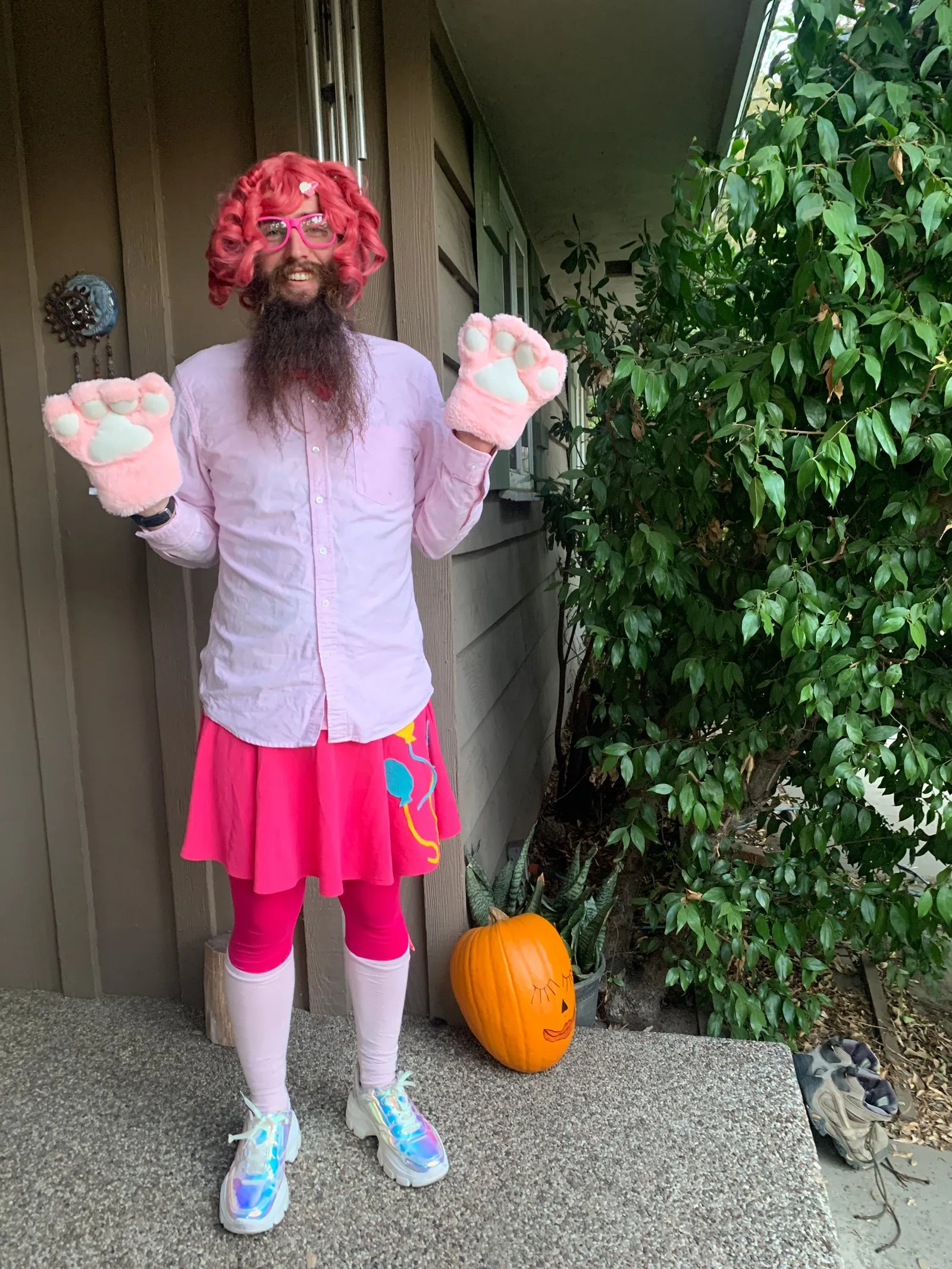 My Halloween costume as Pinkie Pie